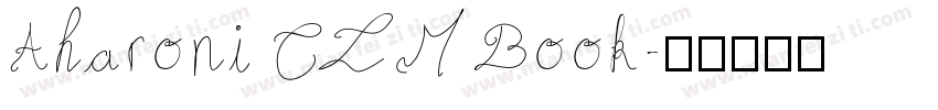 Aharoni CLM Book字体转换